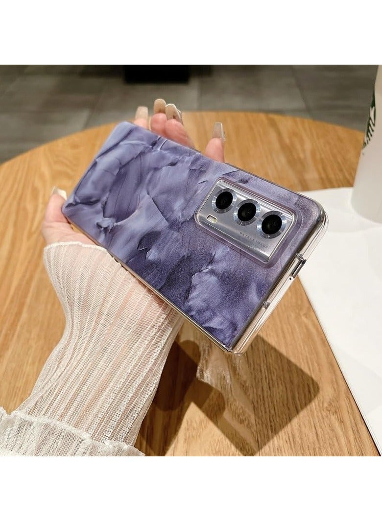 general Compatible with Honor Magic V2 Case,Marble Pattern Hard PC Slim Shockproof Full Body Drop Protective Case,Slim Thin Hard Phone Case Cover for Honor Magic V2 - Image 5