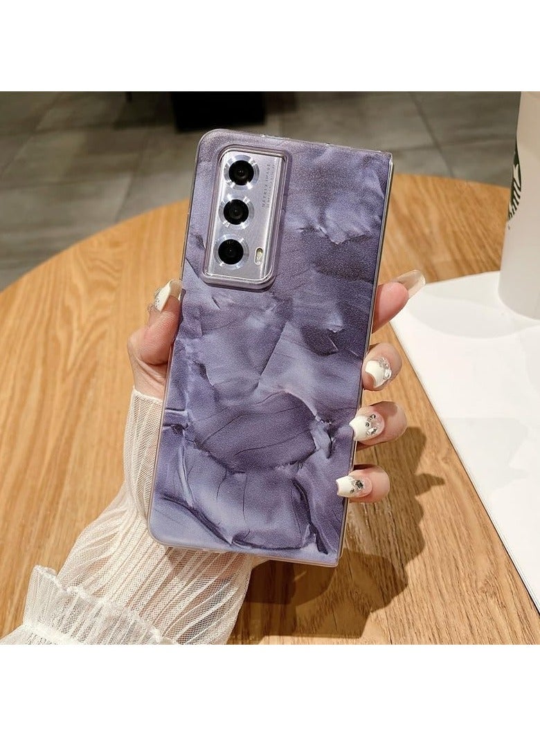 general Compatible with Honor Magic V2 Case,Marble Pattern Hard PC Slim Shockproof Full Body Drop Protective Case,Slim Thin Hard Phone Case Cover for Honor Magic V2 - Image 4