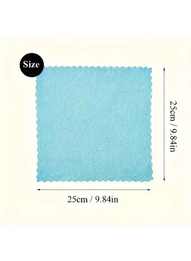 3PCS Magic Cleaning Cloth Fish Scale Glass Window Mirror Traceless Reusable Random Color - Image 3