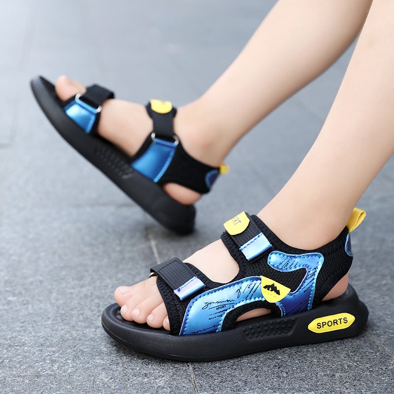 Children'S Sandals 2025 Boys Sandals Casual Soft Sole Lightweight Beach Versatile Outdoor Student Sandals - Image 5