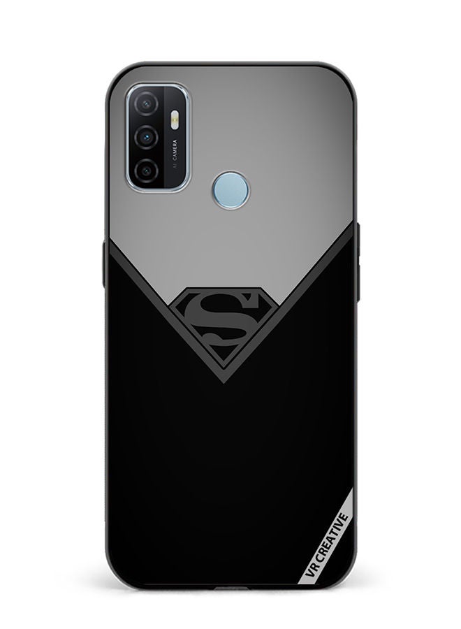 VR CREATIVE Protective Case Cover For Oppo A53 Simple Superman Design Multicolour - Image 1