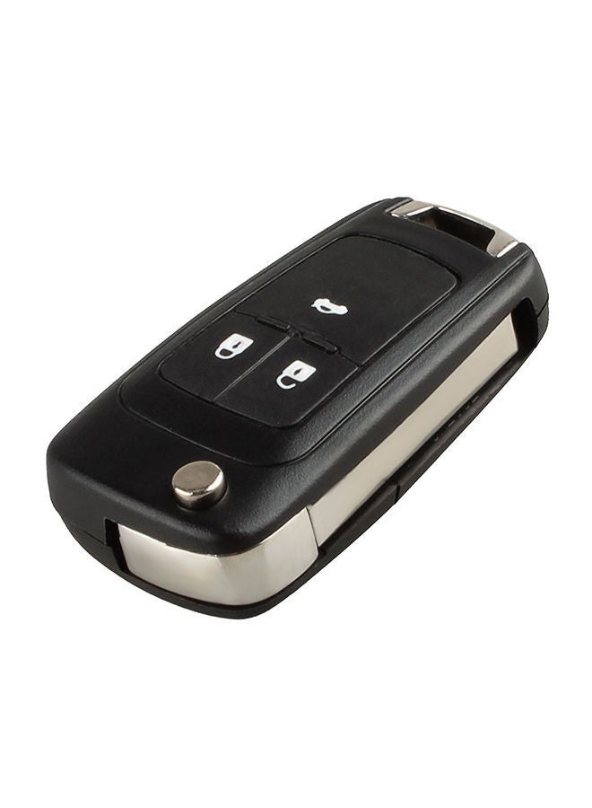 NIBEMINENT Folding Flip Key Shell Case With Uncut Blade For Vauxhall Opel Astra & Zafira - Image 1