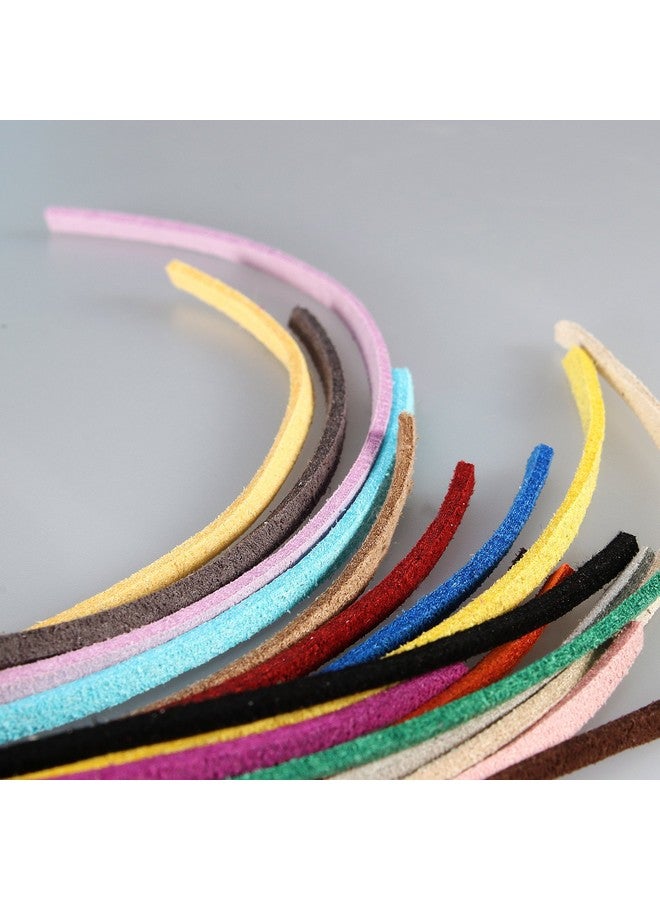 BEADNOVA 5Mm Flat Leather Cord Faux Suede Cord 50 Yards Roll Spool For Necklace Bracelet Jewelry Making (Cream White) - Image 4