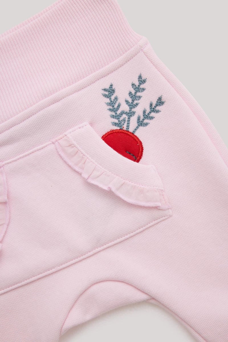 Layette Baby Girl Pink Sweatpants  - Image 3