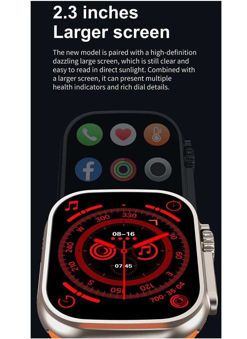 AROAQ - i10 Ultra Max Smart Watch Men Women Waterproof Wireless Charging Smartwatch Pk HK8 Pro Max DT7 Max Z8 Ultra 9 Max - Image 1