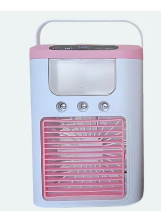 مبرد هواء محمول صغير مع مروحة 3 مستويات وضوء LED-متعدد الالوان - pzsku/Z29E7F39FEA3F9D4D4750Z/45/1748467105/215b6429-3eda-451f-b73e-8dc7118c6a6d