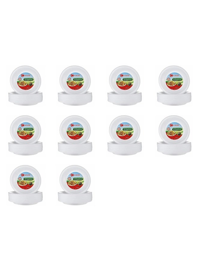 Kovar 10 Inch Disposable Bulk Foam Plate 25pcs- 10 Pack - Image 2