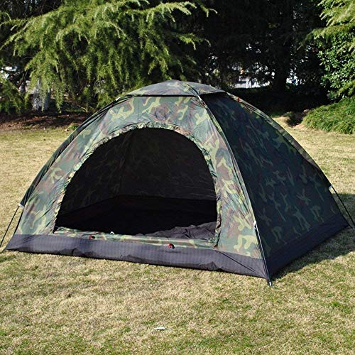 R Runilex Polyester Military Design Dome Tent for Picnic Camping Outdoor Portable and Foldable Waterproof 6 Person Tent (Army Green, 200 x 250 x 150 cm) - Image 3
