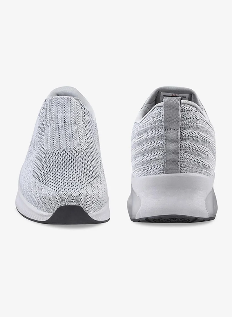 كامبس Men Panel Memory Massage Tech Slip-On Walking Shoes-Grey