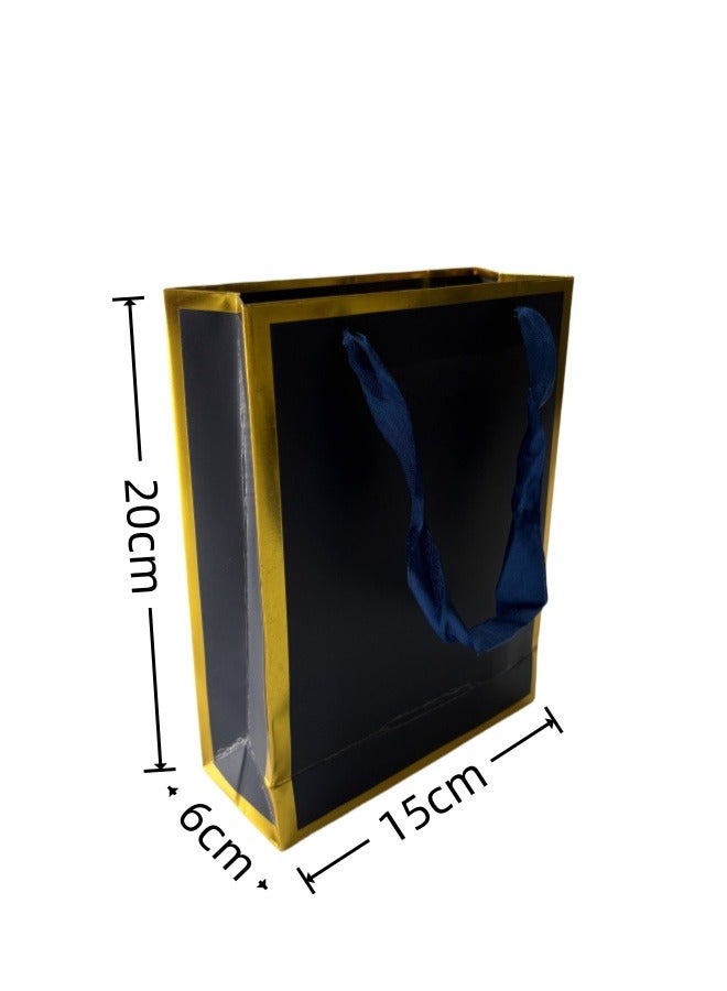 10 Pack Small Gift Bag For Men,Paper Bags for New Year Wedding Eid Birthday Groomsman Father's Day Presents - Image 3