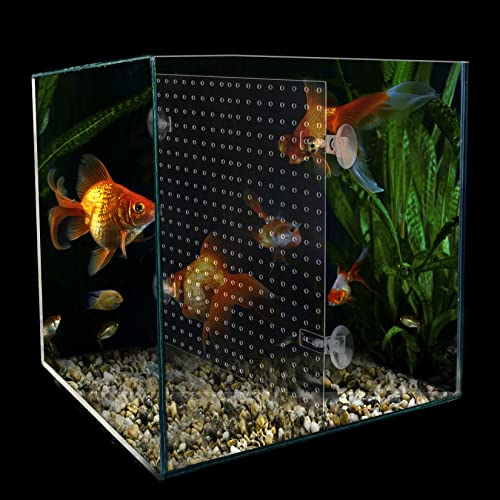 Yes Fresh Acrylic Aquarium Fish Tank Divider Clear Kit Fit for All Type Aquarium Divider with Suction Cups (Kit A -1 PC 9.8"x11.8") - Image 3