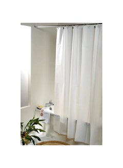 erorex 1101100 Mildew Resistant Extra Length Antimicrobial Peva Bathroom Shower Curtain Liner White 71Wx78H Inch 180Cmx200Cm  - Image 2