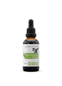 Secrets of the Tribe Wolf's Digestion | Natural Herbal Dietary Supplement for Dogs | Healthy Digestion Support in Dogs | Alcohol-Free Extract, Fennel, Chamomile, Dandelion Root, Calendula, Peppermint 2 oz  - Image 1