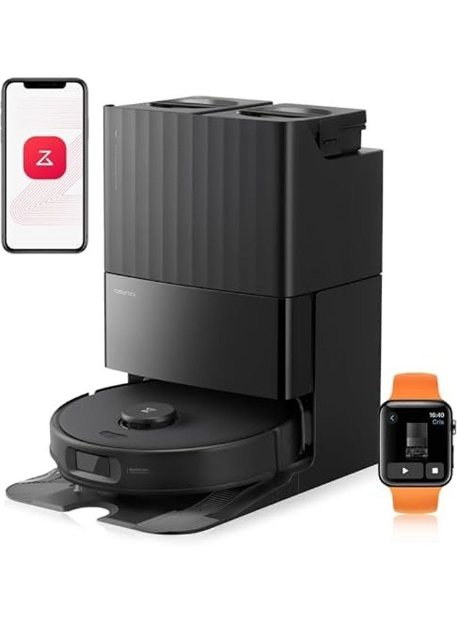 roborock Qrevo C Pro Robot Vacuum & Mop – 18,500Pa Suction Power, Hot Water Mop Wash, FlexiArm Edge Mopping, Dual Anti-Tangle Brushes, 10 mm Mop Lift, Automatic Wash & Dry, Self-Emptying System - Image 1