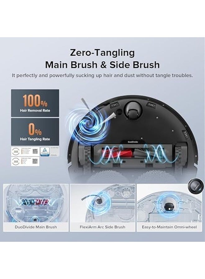 roborock Qrevo C Pro Robot Vacuum & Mop – 18,500Pa Suction Power, Hot Water Mop Wash, FlexiArm Edge Mopping, Dual Anti-Tangle Brushes, 10 mm Mop Lift, Automatic Wash & Dry, Self-Emptying System - Image 2