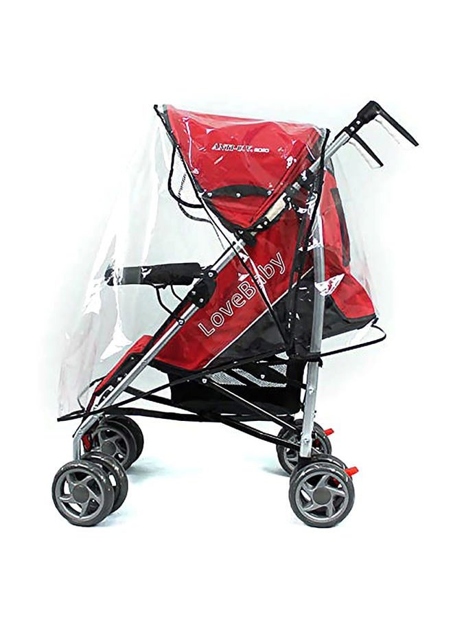 FASOTY Deluxe Stroller Weather Shield, Baby Rain Cover, Universal Size, Waterproof, Water Resistant, Windproof, See Thru, Ventilation, Clear, Plastic, Protection, Shade, Umbrella, Pram, Vinyl - Image 3