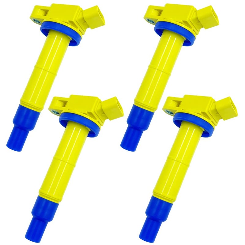 4PCS ARKAUTO HIGH PERFORMANCE IGNITION COILS 9091902244 9091902243 9091902266 9008019023 UF333 FOR TOYOTA Corolla Camry Highlander Matrix RAV4 Solara Scion tC xB Lexus ES240 HS250H 20 24 L4 1AZ 2AZ