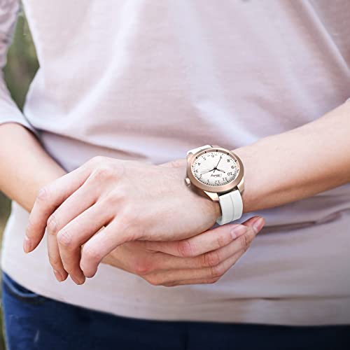 LYSMVIVI Magnetic Watch Band 22mm 20mm 19mm 18mm 16mm With Quick Release Soft Silicone Sport Watch Band for Men Women, Magnetic Silicone Replacement Strap - Image 3