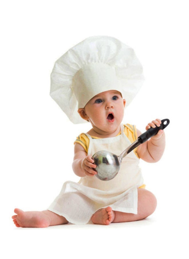 Y&D Photo Chef Apron Baby Hat Set - Image 5