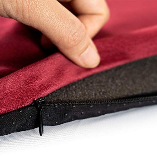 takva سجادة صلاة داخلية TAKVA EasiClean™ | مجموعة الكعبة (ComfitPlus، كعبة مارون) سجادة صلاة مريحة من فوم الذاكرة - Image 5