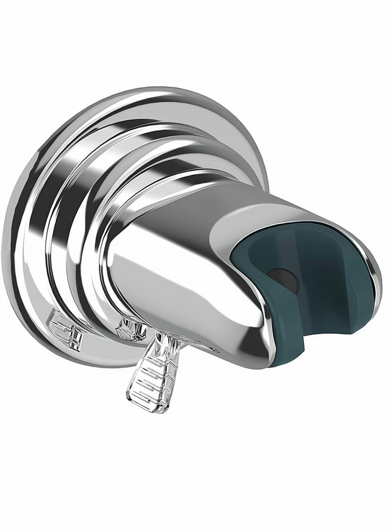 Luckam Bathroom Showers Holder, 15° Suction Cup Adjustable Shower Head Holder Removable Wall Mounted Handheld Shower Head Bracket for Home Bathroom Accessories, Suction Cup Style - Image 1