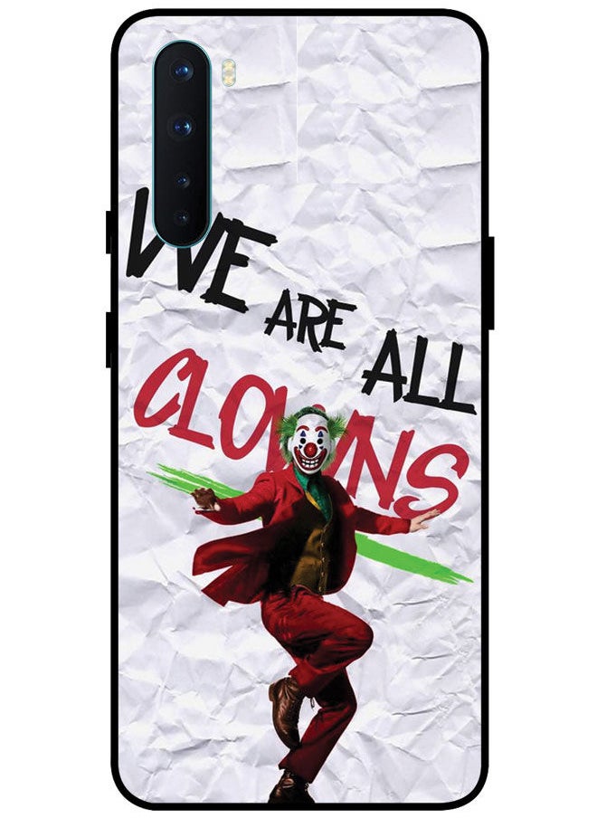 EYE CATCH - Protective Case Cover For OnePlus Nord Smart Series Printed Protective Case Cover for OnePlus Nord We Are All Clowns - Image 1