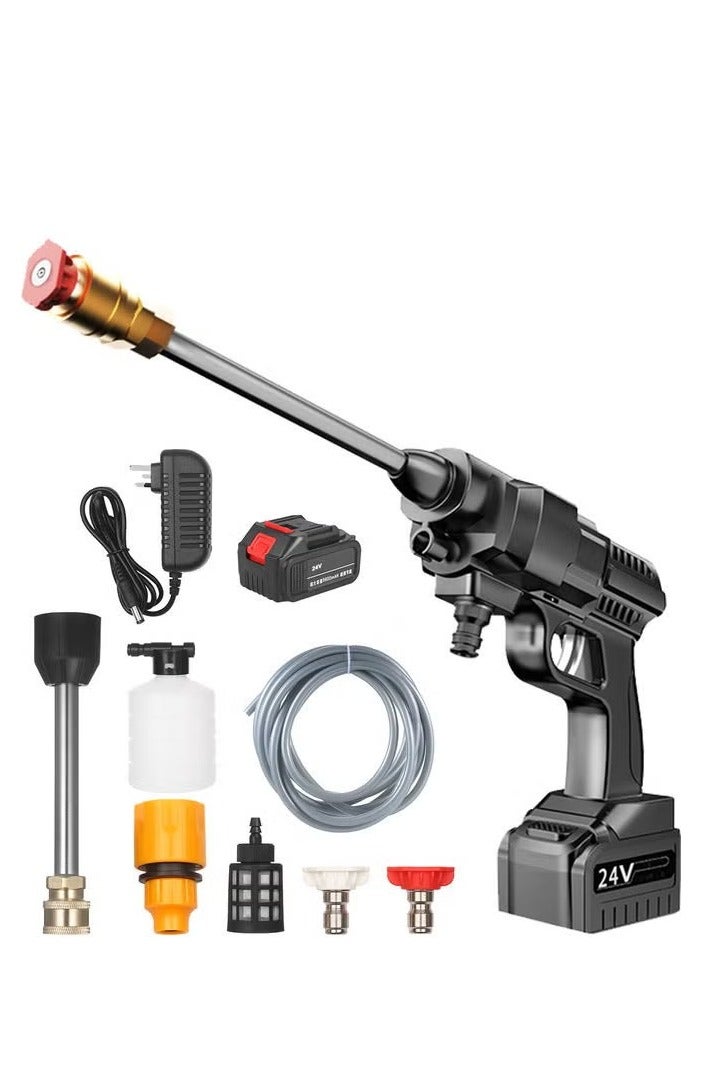 24V Cordless Electric High Pressure Washer Multicolour 9meter  - Image 1