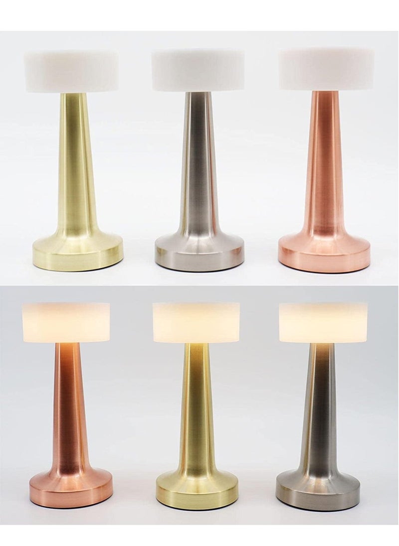 HuHa - Portable Cordless Bar Table Lamps,3W LED Bulb 3000K Warm Color,Rechargeable and Dimmable Reading Light of Touch Sensor,for Bedside Tables,Coffee Tables,Hotels and Restaurants - Image 1