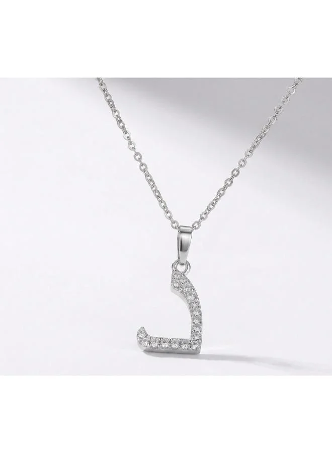 روفو Arabic Letter 'Daal' Necklace 18k Gold Plated
