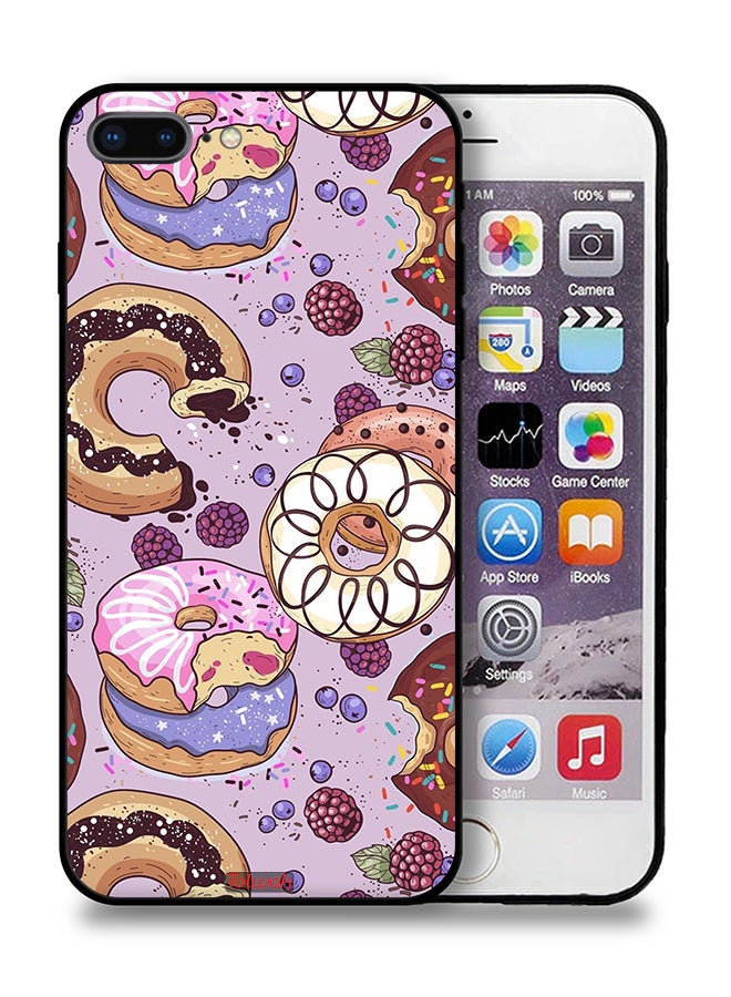 Tolwak Apple iPhone 7 Plus Protective Case Donuts Art - Image 1