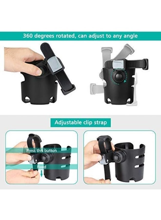 Accmor Stroller Cup Holder, Bike Cup Holder, Large Caliber Designed Cup Holder - Image 4