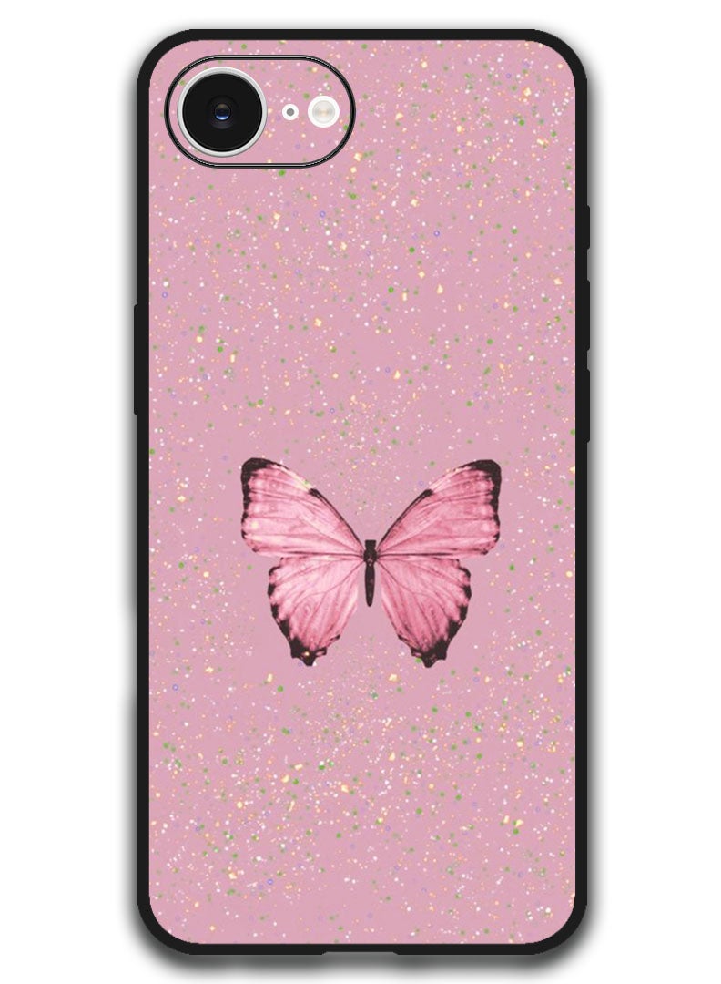 Theodor Case Compatible with Apple iPhone 17e / 16e 6.1 Inch Protection Shockproof Bumper Cover - Glitter Butter 1 - Image 1