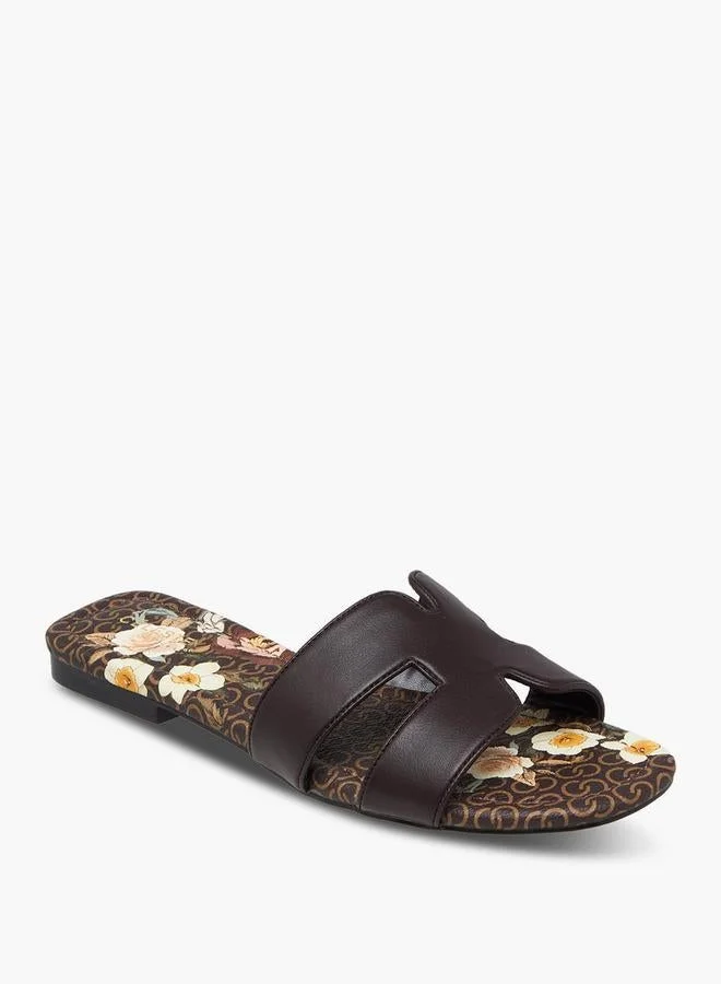 سيليست Women Floral Print Slide Sandals