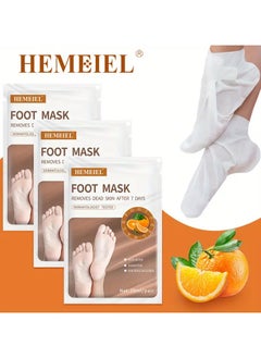 1 PC  Orange Exfoliating Foot Peel Mask For Dry Cracked Skin, Moisturizing Hydrating Your Dry Rough Cracked Skin, Soften Dead Skin - pzsku/Z29E92F6D2CDA4FC12EE7Z/45/_/1733309395/83f602b4-3363-41af-a686-a5aac64f4d46