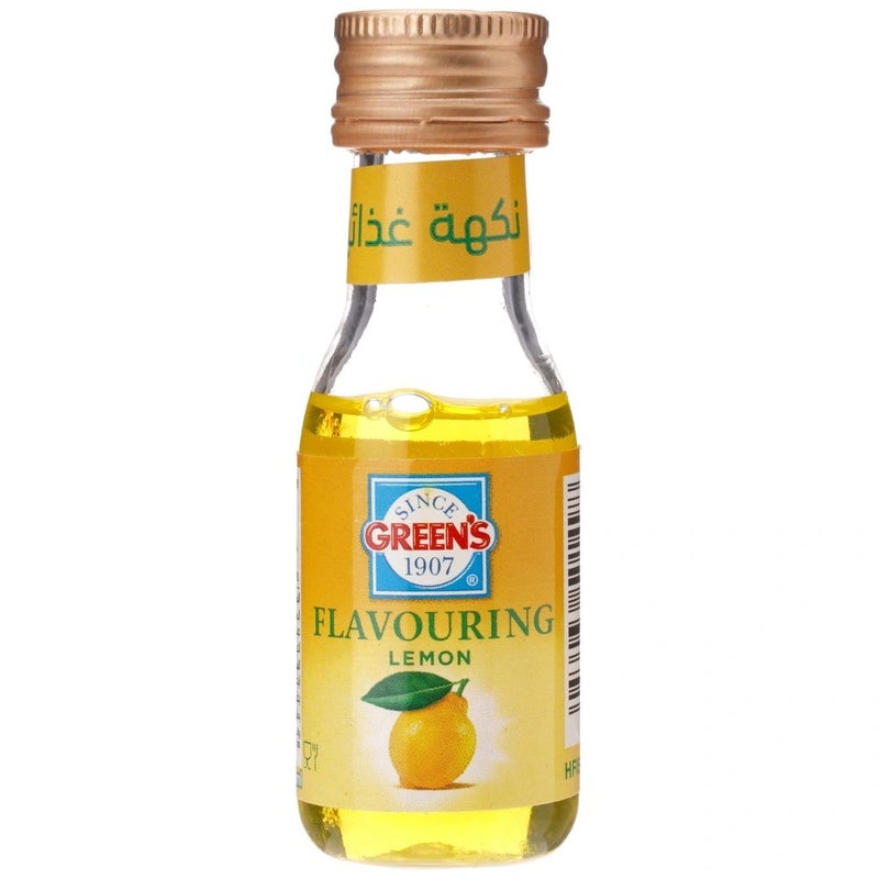 Greens Food Flavoring Liquid In Lemon Flavor- 28ml