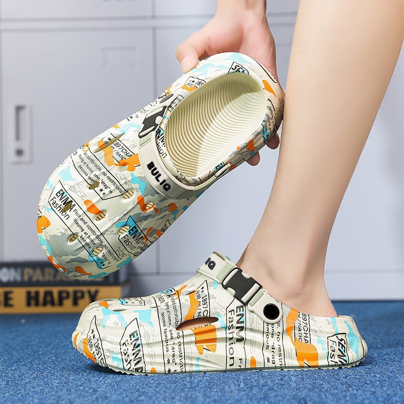 Parent-Child & Couple Style Clogs, Summer Thick-Soled Outdoor Beach Shoes For Boys And Girls, Eva Casual Sandals For Men And Women - Image 1