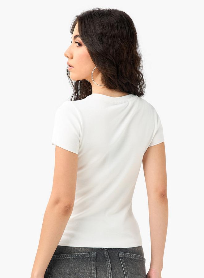 SP Characters Katsushika Hokusai Print T-shirt - Image 3