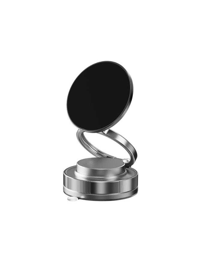 Magnetic Car Phone Holder with Vacuum Suction, 360 Rotating Foldable Car Phone Mount with Magnet, Car Phone Stand Suction with Magnetic Magnet, Flexible Adjustable Phone Mount for All Smartphones MagSafe - Image 2