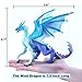RECUR Wind Dragon Action Figurine 75 Inch Statue Toys for Boys Girls Kids RPG Figures Miniatures for Display Roleplaying Collectors Toy Age 3 - Image 3
