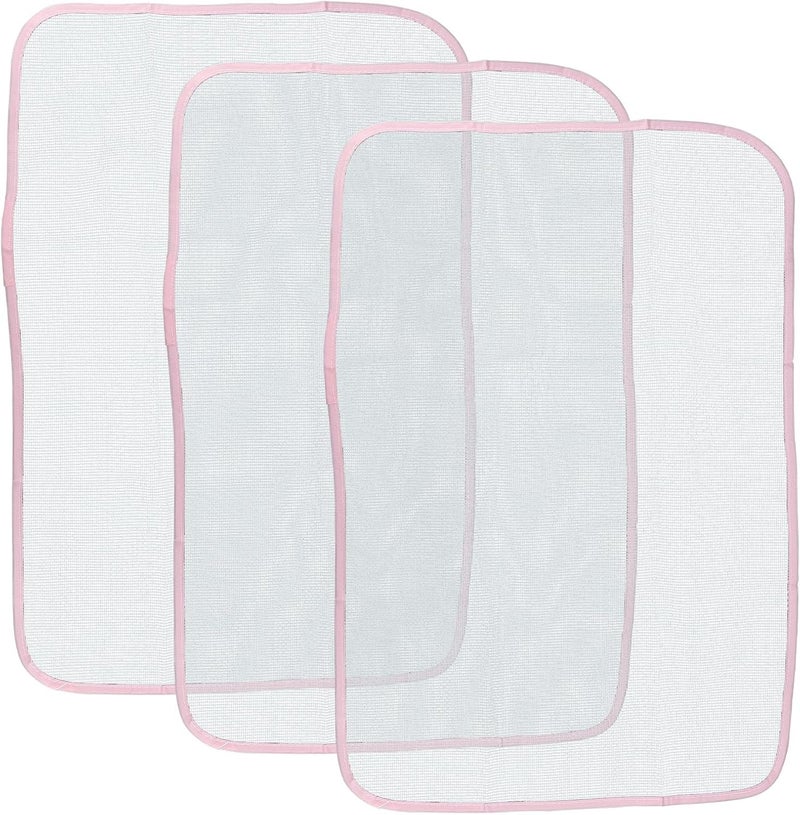 EMYVSVO 3pcs Mesh Cloth Ironing Pad Ironing Fabric Protector Tool Heat Resistant Pressing Clothes for Sewing and Ironings Fabric Protector Insulation Pad (Purple) - Image 1