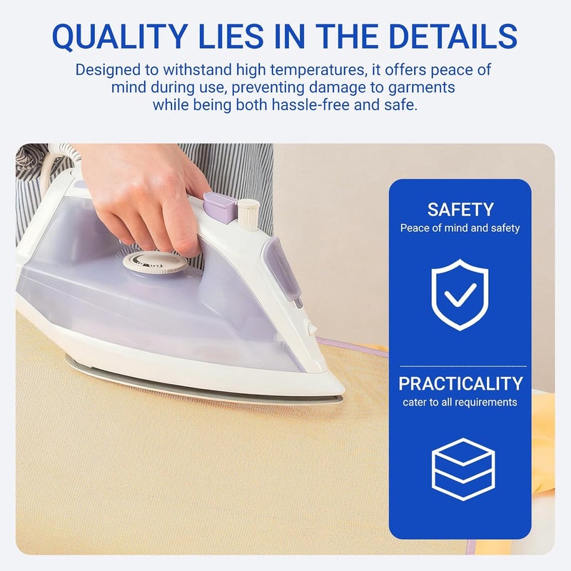EMYVSVO 3pcs Mesh Cloth Ironing Pad Ironing Fabric Protector Tool Heat Resistant Pressing Clothes for Sewing and Ironings Fabric Protector Insulation Pad (Purple) - Image 4
