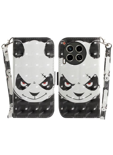 For Tecno Camon 30 5G /  30 4G CL6 CL7 3D Colored Horizontal Flip Leather Phone Case(Angry Bear)