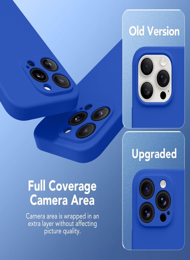 SuydanBox Magnetic for iPhone 15 Pro Max Case, Compatible with MagSafe, [Full Camera Protection][Screen Protector] Silicone Shockproof Protective Phone Case for iPhone 15 Pro Max 6.7", Klein Blue - Image 5