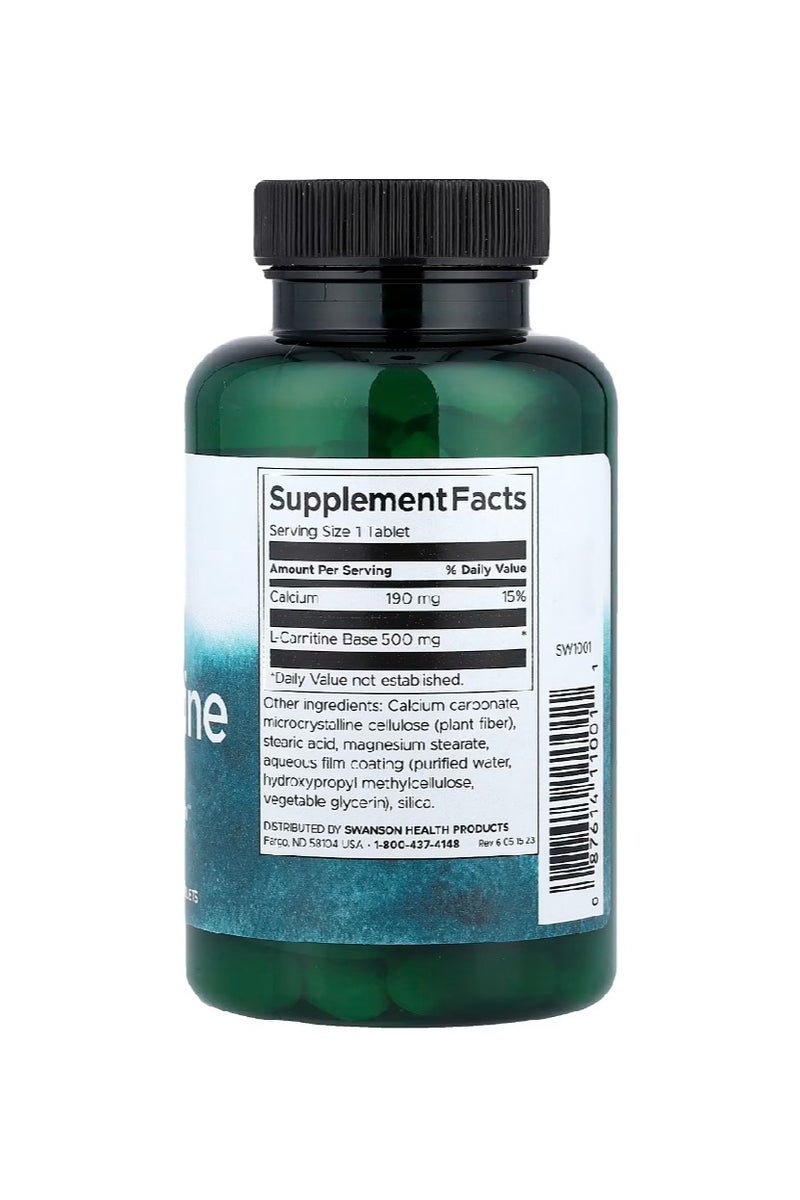 سوانسون ل-كارنيتين 100 قرص - Image 2