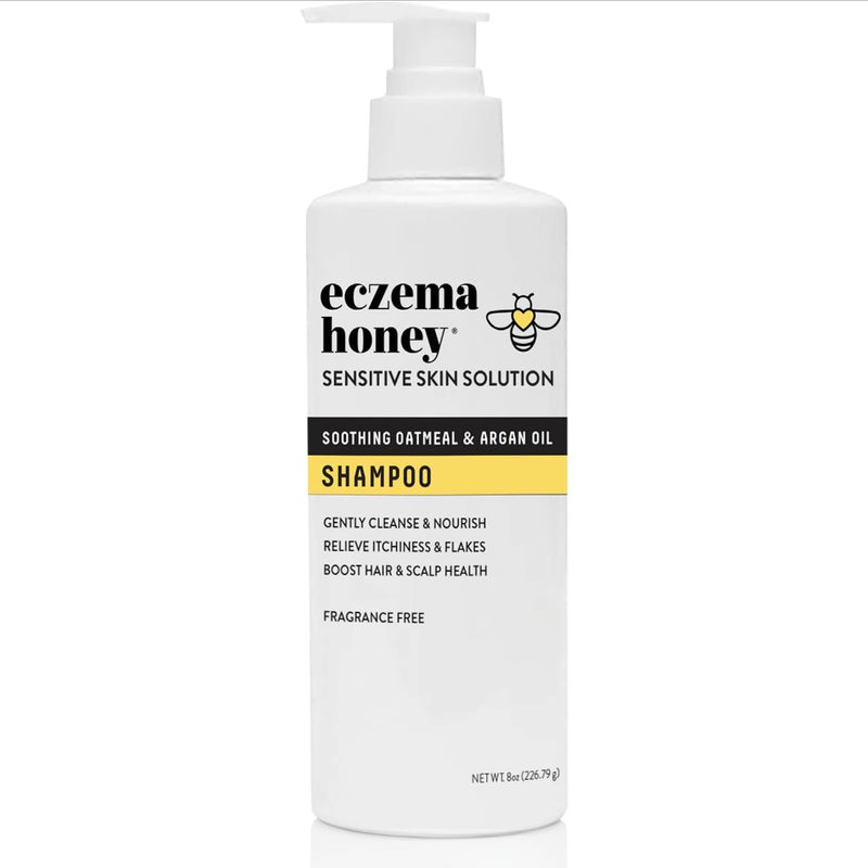 ECZEMA HONEY Nourishing Shampoo  Helps with Psoriasis Dermatitis  Flaking  Daily Dandruff Shampoo  Scalp Care  Itchy Scalp Treatment for Men Women  Kids 8 Oz