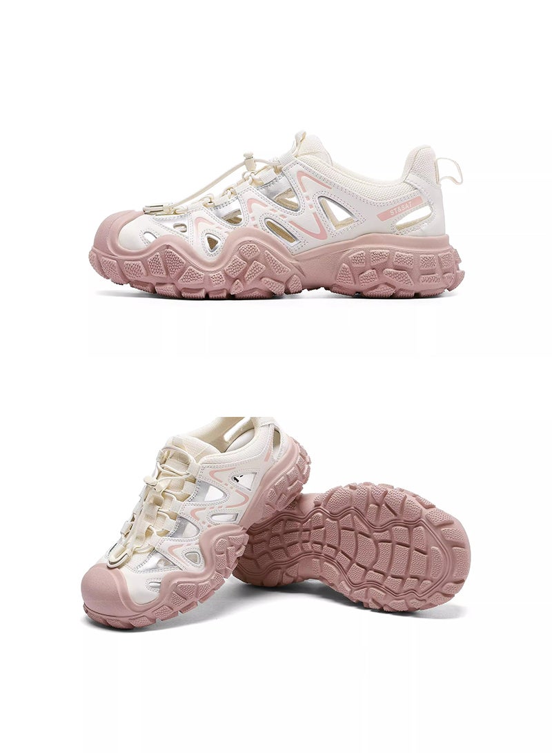 ETG Women Sandals Hiking Closed Toe Leather Waterproof Summer Athletic Comfort Outdoor Shoes - Image 3