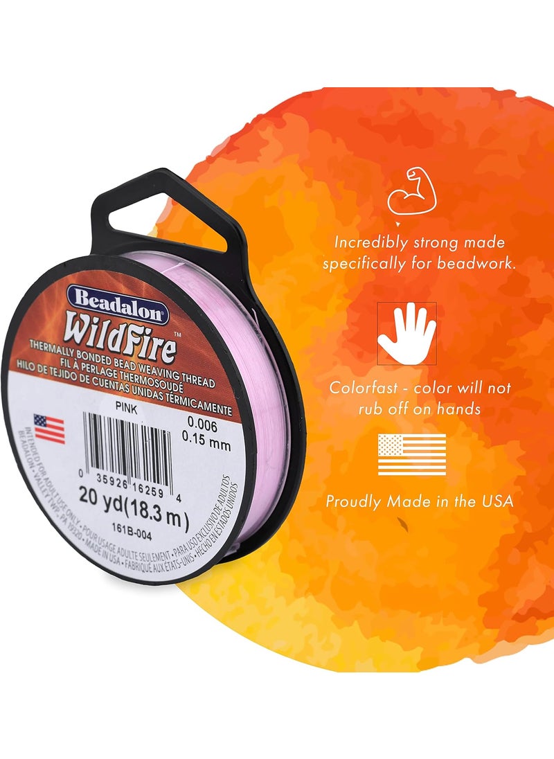 Beadalon Wildfire Stringing Thread 006 X50Black