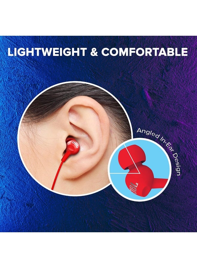 JBL Renewed - In Ear Headphones for Everyone Red red - Image 5