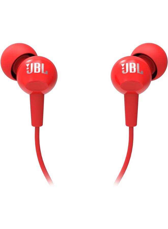 JBL Renewed - In Ear Headphones for Everyone Red red - Image 2