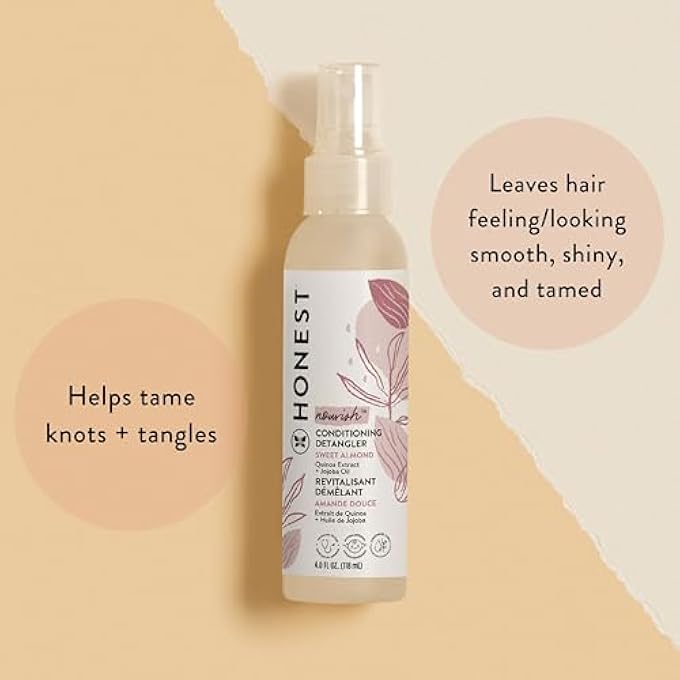Honest CONDITIONING DETANGLER, SWEET ALMOND, 4 FL. OZ. - Image 3